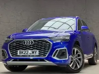 Used Audi Q5 Sportback S-Line 204 HP (150 kW) 2022 Blue SUV