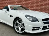 Used Mercedes SLK250 AMG 204 HP (150 kW) 2015 White Cabriolet