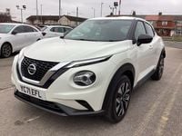 Used Nissan Juke Acenta 114 HP (83 kW) 2021 White SUV