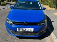 Used VW Polo Match 70 HP (51 kW) 2012 Estoril blue Hatchback