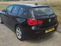 Used BMW 118 Comfort Edition 2017 Metallic black Hatchback
