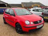 Used VW Polo S 75 HP (55 kW) 2003 Red Hatchback