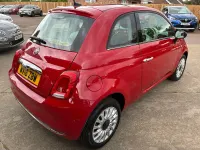 Used Fiat 500 Lounge 69 HP (50 kW) 2018 Red Hatchback