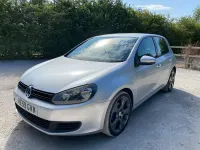 Used VW Golf VI S 122 HP (89 kW) 2009 Silver Hatchback