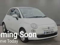 Used Fiat 500 Lounge 85 HP (62 kW) 2014 White Hatchback