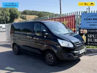 Used Ford Transit Custom Trend 130 HP (95 kW) 2017 Black Van