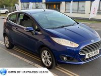 Used Ford Fiesta Zetec 82 HP (60 kW) 2017 Blue Hatchback