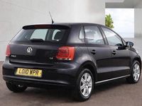 Used VW Polo SE 85 HP (62 kW) 2010 Black Hatchback