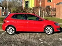 Used VW Polo SEL 90 HP (66 kW) 2010 Red Hatchback