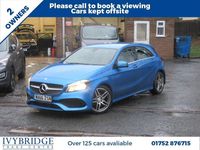 Used Mercedes A200 AMG line 136 HP (100 kW) 2016 Blue Hatchback