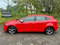 Used Volvo V40 R-Design 115 HP (84 kW) 2015 Red Hatchback