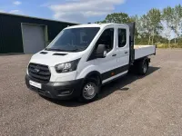 Used Ford Transit 130 HP (95 kW) 2023 White Cabriolet