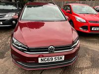 Used VW Golf Sportsvan Match 116 HP (85 kW) 2019 Red MPV