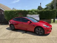 Used Tesla Model 3 Standard Range Plus 208 kW (283 HP) 2021 Red Sedan