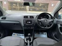 Begagnad VW Polo Match 2016 Blå Halvkombi