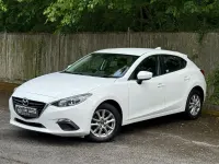 Used Mazda 3 100 HP (73 kW) 2015 White Hatchback
