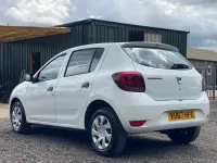 Used Dacia Sandero Ambiance 2017 White Hatchback
