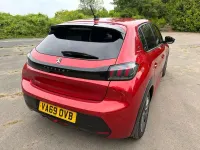 Used Peugeot e-208 Allure 100 kW (136 HP) 2020 Red Hatchback
