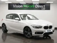 Used BMW 118 Sport Line 2017 White Hatchback