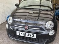 Used Fiat 500 Pop 69 HP (50 kW) 2018 Black Hatchback