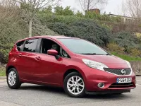 Używany Nissan Note Acenta 90 KM (66 kW) 2014 Czerwony Hatchback