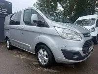 Used Ford Transit Custom Limited 130 HP (95 kW) 2018 Silver Van