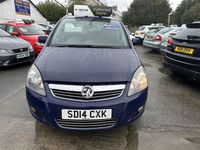 Used Vauxhall Zafira Design Edition 2014 Blue MPV