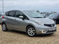 Used Nissan Note Acenta Premium 90 HP (66 kW) 2016 Silver Hatchback