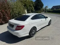 Begagnad Mercedes C220 AMG 2013 Vit Sportkupé