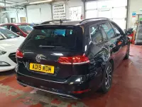 Used VW Golf VII Match 150 HP (110 kW) 2019 Black Estate