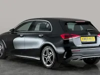 Used Mercedes A180 AMG line 136 HP (100 kW) 2018 Black Hatchback
