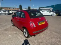 Used Fiat 500 Lounge 2012 Red Cabriolet