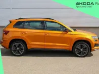 Used Skoda Karoq SportLine 150 HP (110 kW) 2023 Phoenix orange metallic SUV