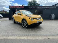 Used Nissan Juke Tekna 117 HP (86 kW) 2017 Yellow SUV