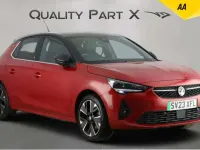 Käytetty Vauxhall Corsa-e Ultimate 100 kW (136 HP) 2023 Punainen Viistoperä