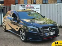 Used Mercedes A160 Executive 102 HP (75 kW) 2015 Purple Hatchback