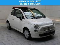 Used Fiat 500C Pop 85 HP (62 kW) 2011 White Cabriolet