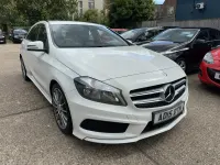 Used Mercedes A200 AMG 134 HP (98 kW) 2015 White Hatchback