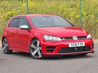 Used VW Golf VII R 300 HP (220 kW) 2016 Red Hatchback