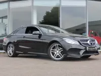 Used Mercedes E220 AMG line 177 HP (130 kW) 2015 Black Coupe