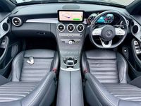 Used Mercedes C300 AMG line 245 HP (180 kW) 2020 Black Cabriolet