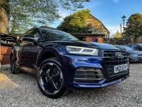 Used Audi Q5 Black Edition 245 HP (180 kW) 2020 Blue SUV