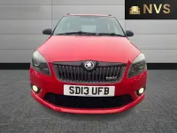 Used Skoda Fabia vRS 180 HP (132 kW) 2013 Red Estate