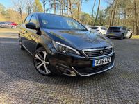 Used Peugeot 308 GT-line 2015 Black Hatchback