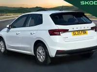 Used Skoda Fabia SE 95 HP (69 kW) 2025 Moon white metallic Hatchback
