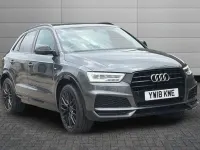 Used Audi Q3 Black Edition 150 HP (110 kW) 2018 Grey SUV