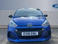Used Hyundai i10 GO! 67 HP (49 kW) 2018 Blue Hatchback