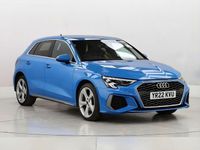 Used Audi A3 Sportback e-tron S-Line 204 HP (150 kW) 2022 Blue Hatchback