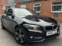 Usado BMW 218 Sport Line 136 CV (100 kW) 2016 Negro Coupe