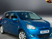 Used Mitsubishi Mirage 80 HP (58 kW) 2013 Blue Hatchback
